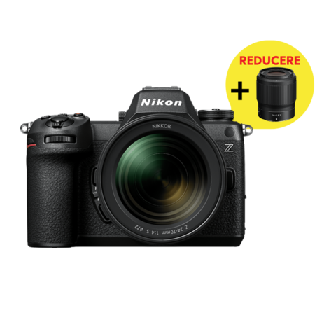 Pachet Nikon Z6III kit 24-70mm + obiectiv Z 50mm f/1.8 S NIKKOR