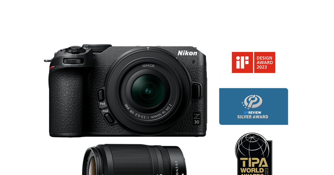 Nikon Z30 Aparat Foto Nikon Mirrorless Vlog 20.9MP 4K Dual Zoom Kit