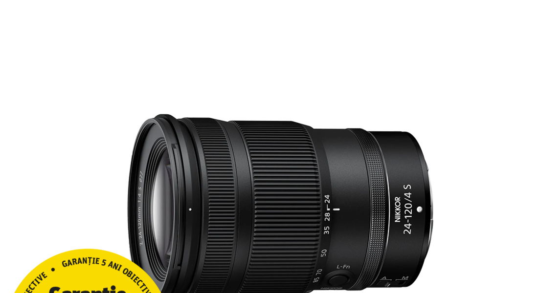 Obiective foto mirrorless Z 24-120mm f/4 S NIKKOR - Yellow Store