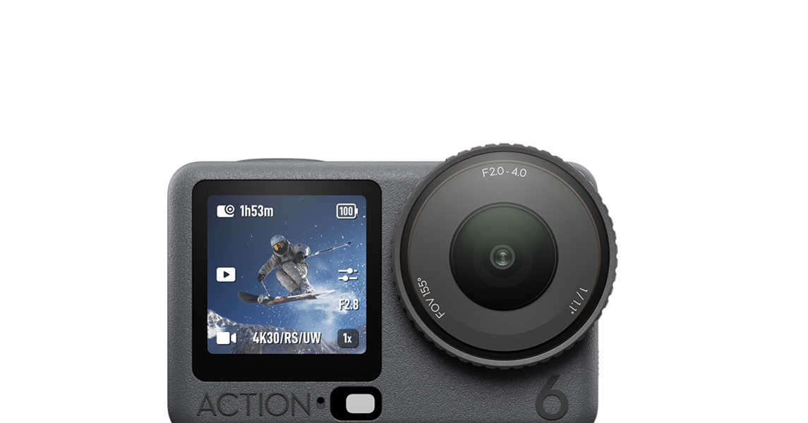 DJI Osmo Action 6 Adventure Combo - Camera Action 4K/120fps & Accesorii | Yellow Store