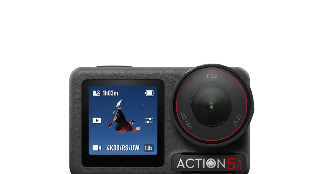 DJI Osmo Action 5 Pro Adventure Combo - Camera Action 4K/120fps & Accesorii | Yellow Store