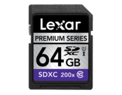 Lexar Premium SDXC 64GB CLS10 UHS-I 30MB/s