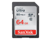 SanDisk 64GB SDXC Ultra CLS10 80MB/s UHS-I 