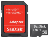 SanDisk Standard Imaging MicroSDHC 8GB
