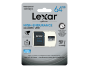 Lexar 64GB mSDHC/XC High Endurance UHS-I (CLS10)  1