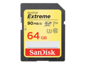 SanDisk 64GB SDXC Extreme 90MB/s V30 UHS-I U3 