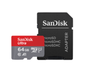 SanDisk 64GB mSDXC Ultra CLS10 100MB/s + adaptor SD 