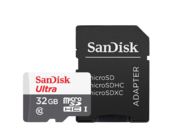 SanDisk 32GB mSDHC Ultra Android CLS10 80MB/s + adaptor SD 