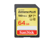 Extreme Plus SDXC 64GB 150MB/s V30 UHS-I U3 