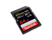 SanDisk Extreme Pro SDXC 64GB 170MB/S UHS-I/U3/V30 1