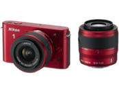  Nikon 1 J1 DualKit 10-30mm + 30-110mm VR (red)