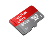 SanDisk Ultra MicroSDXC 64GB CLS10 UHS-I 30MB/S + adaptor SD 1