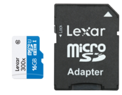 Lexar MicroSDHC 16GB CLS10 UHS-I 45MB/s + adaptor SD  1
