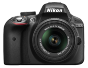 Nikon D3300 kit 18-55mm VR II (black)  0