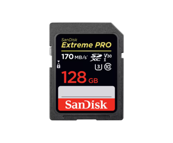 Extreme Pro SDXC 128GB 170MB/S UHS-I/U3/V30 