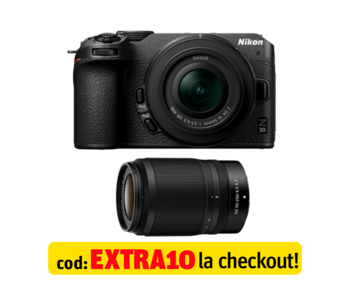 Nikon Z30 Aparat Foto Mirrorless Dual Kit 16-50mm + 50-250mm