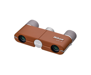 Binoclu Nikon 4x10D CF Amber Brown  