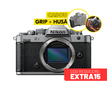 Nikon Zf Aparat Foto Mirrorless 24.5MP 4K body silver + Cadou husa