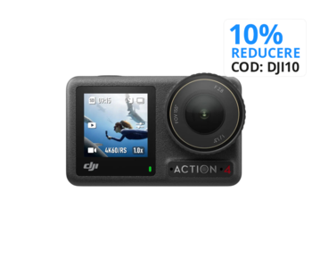DJI Osmo Action 4 Adventure Combo - Camera de actiune 4K