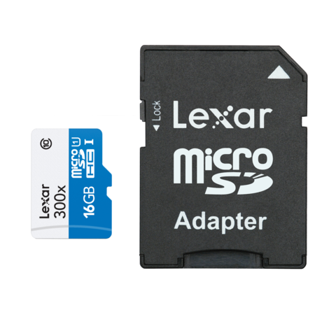 MicroSDHC 16GB CLS10 UHS-I 45MB/s + adaptor SD 