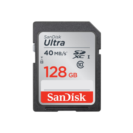 128GB SDXC Ultra CLS10 40MB/s