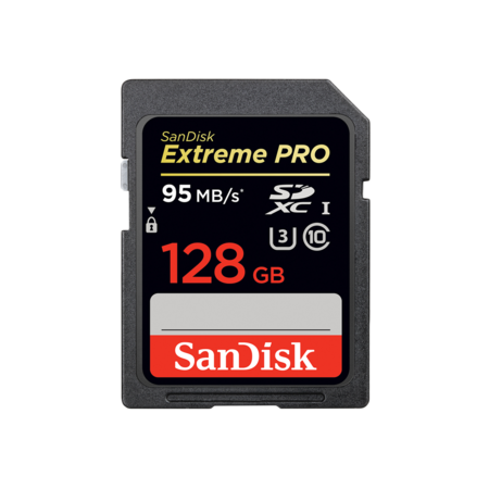 128GB SDXC ExtremePro U3 CLS10 95MB/s