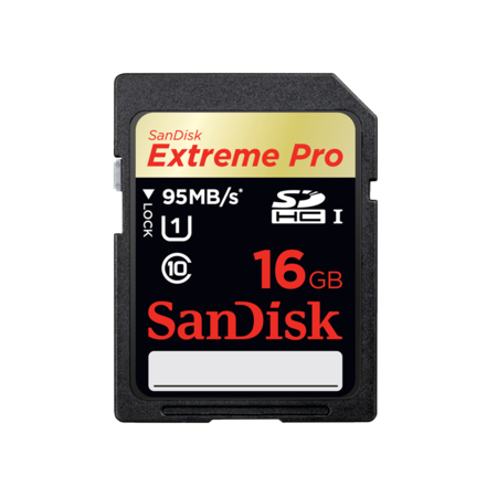 16GB SDHC ExtremePro CLS10 95MB/s UHS-I 