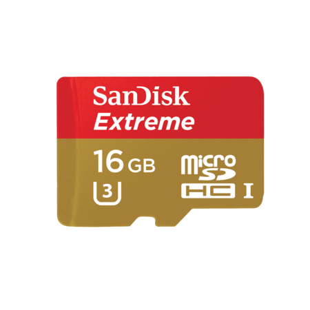 16GB mSDHC Extreme U3 CLS10 90MB/s + adaptor SD 