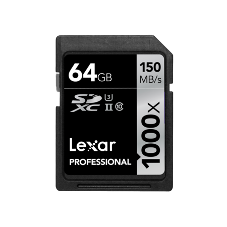 64GB SDXC CLS10 UHS-II 150MB/s citire, 90MB/s scriere 