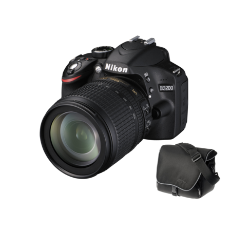 Nikon D3200 Kit 18-105mm VR (black) + geanta