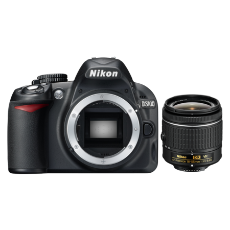 Nikon D3100 Kit AF-P 18-55mm VR (black)