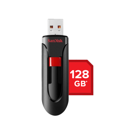 SanDisk 128GB USB 2.0  Cruzer Glide