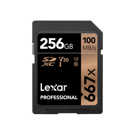 256GB SDXC CLS10 UHS-I 100MB/s citire, 90MB/s scriere