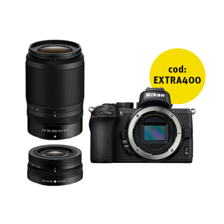 Nikon Z50 Aparat Foto Mirrorless Dual Kit 16-50mm + 50-250mm