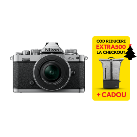 Nikon Zfc Aparat Foto Mirrorless Kit obiectiv 16-50mm silver