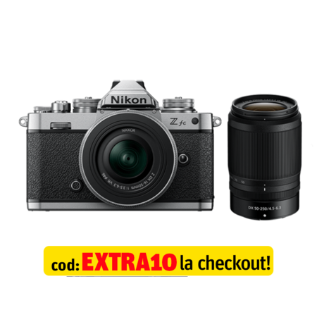 Nikon Zfc Aparat Foto Mirrorless Dual Kit 16-50mm + 50-250mm 