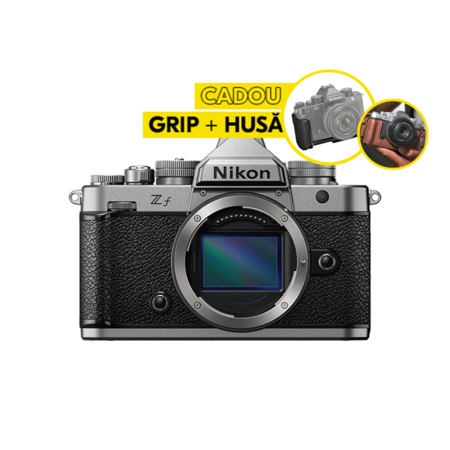 Nikon Zf Aparat Foto Mirrorless 24.5MP 4K body silver + Cadou husa 