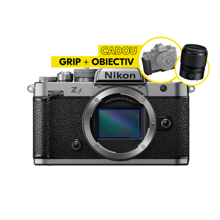 Nikon Zf Aparat Foto Mirrorless 24.5MP 4K body silver + Cadou husa  