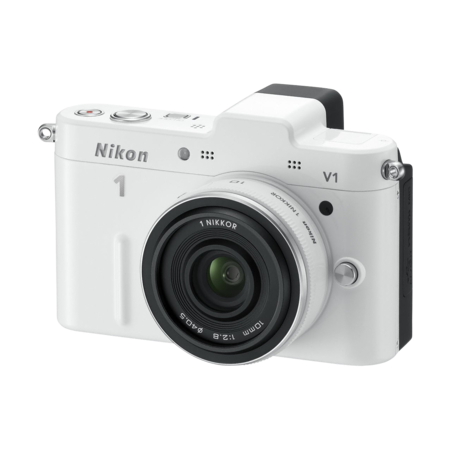 Nikon 1 V1 Kit 10mm f/2.8 (white)