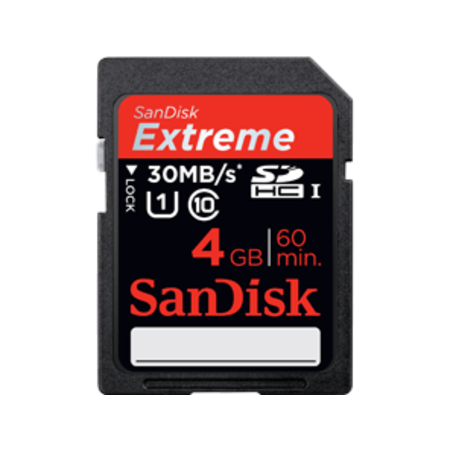 Extreme SDHC 4GB CLS10 30MB/s