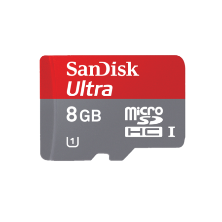 Ultra MicroSDHC 8GB CLS10 UHS-I 30MB/s + adaptor SD
