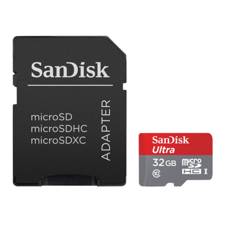 Ultra Android MicroSDHC 32GB CLS10 UHS-I 30MB/s + adaptor SD