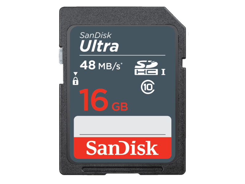 16GB SDHC CLS10 48MB/s UHS-I