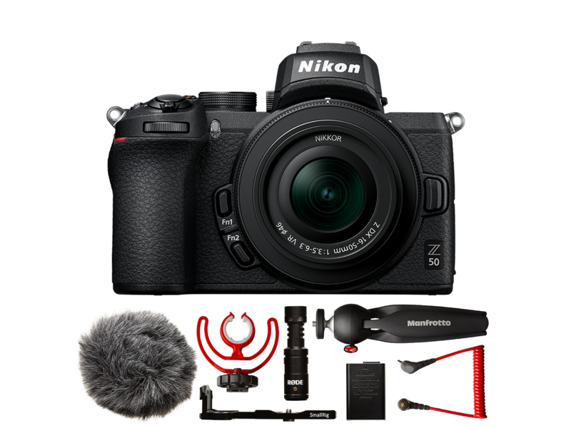 Nikon Z50 Vlogger Kit kit imagine 2022 3foto.ro