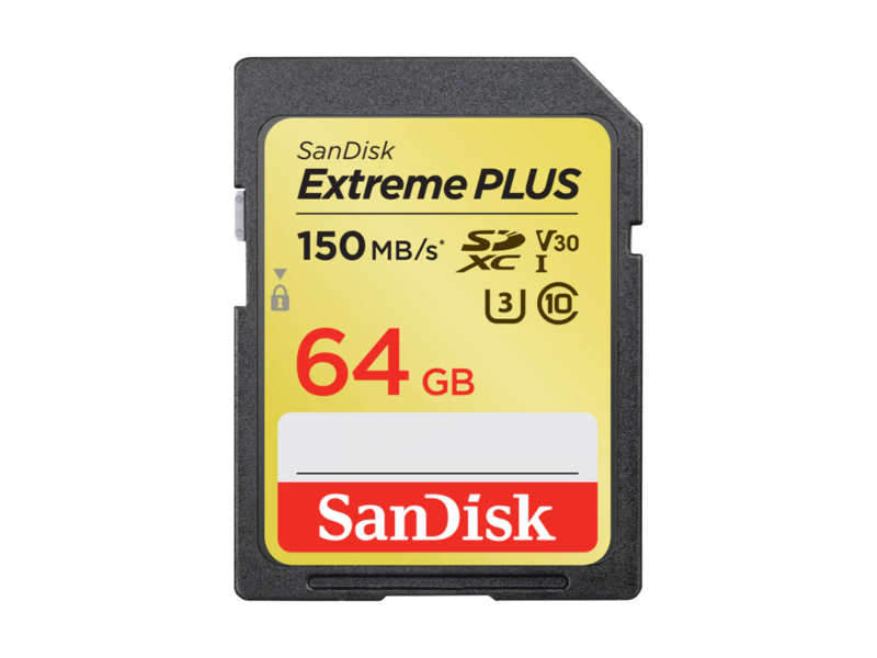Extreme Plus SDXC 64GB 150MB/s V30 UHS-I U3 SanDisk imagine noua tecomm.ro